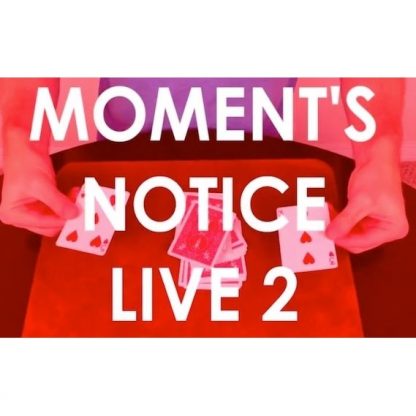 MOMENT'S NOTICE LIVE 2 by Cameron Francis